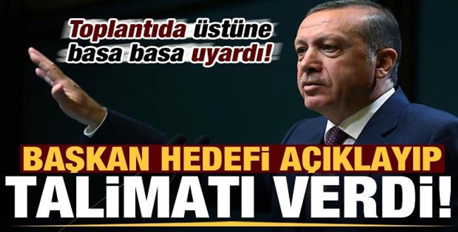 Başkan Erdoğan milletvekilleriyle yaptığı toplantıda kritik uyarılarda bulundu