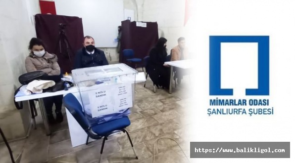 Sonuçları merakla bekleniyordu! Urfa mimarlar odası seçimi sonuçlandı
