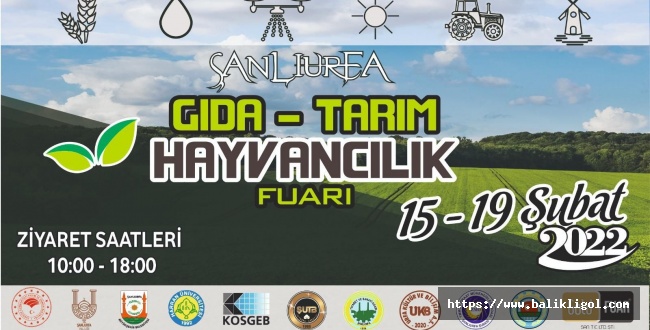 Şanlıurfa Gıda Tarım Ve Hayvancılık Fuarı 9. Kez Kapılarını Açıyor
