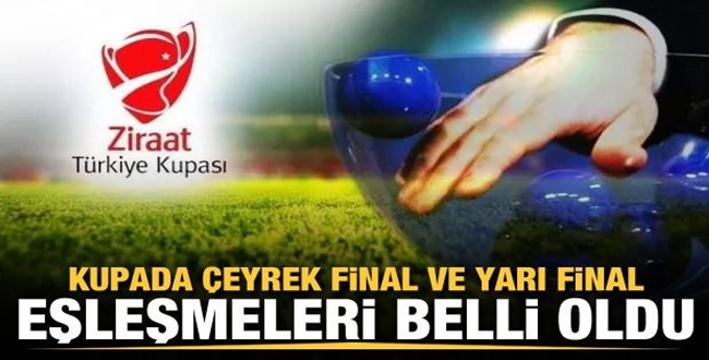 Son Dakika! Türkiye Kupası'nda eşleşmeler belli oldu