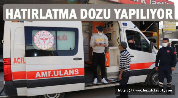 Urfa’da Mobil Aşı Ekipleri Sanayi Esnafını aşıladı