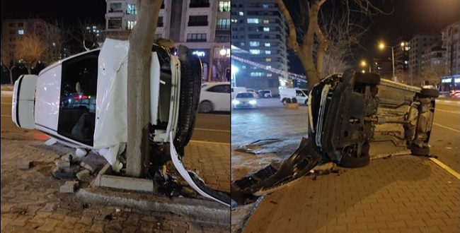 Karaköprü'de trafik kazası