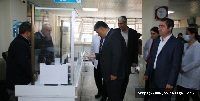 İl Müdürü Gülüm Balıklıgöl Devlet Hastanesinde yeni açılan Çocuk servisini ziyaret etti
