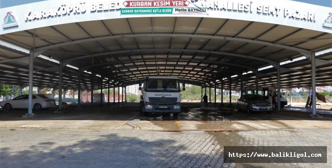 KARAKÖPRÜ’DE KURBAN SATIŞ VE KESİM YERLERİ BELİRLENDİ