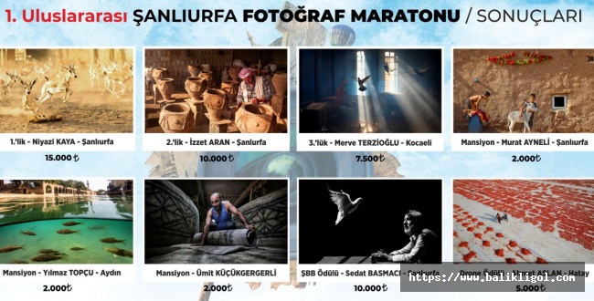 Birinci Uluslararası Fotoğraf Maratonunda Kazananlar Belirlendi