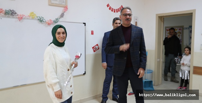 Başkan Kuş’tan Öğretmenlere Sürpriz Ziyaret