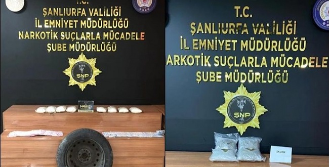 Şanlıurfa'da uyuşturucu operasyonu: 4 gözaltı