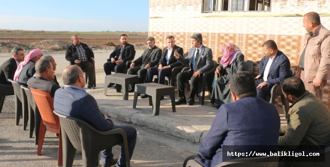HÜDA PAR Şanlıurfa Büyükşehir Belediye Başkan Adayı Emin Özaslan'dan Akçakale'ye ziyaret