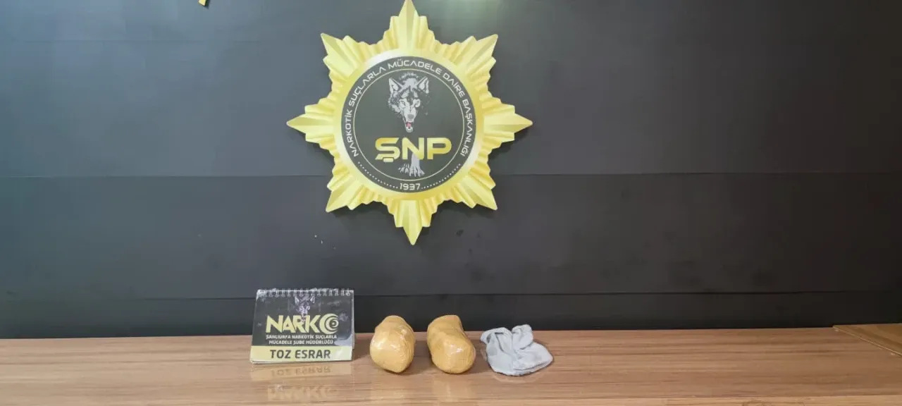 Şanlıurfa'da uyuşturucu operasyonu