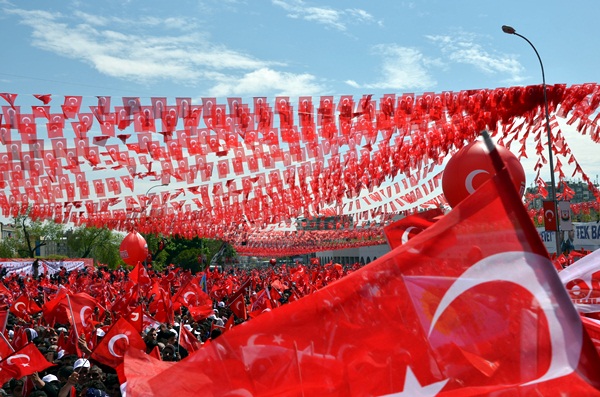 Şanlıurfa 11 Nisan Erdoğan'nın mitinginden renkli kareler