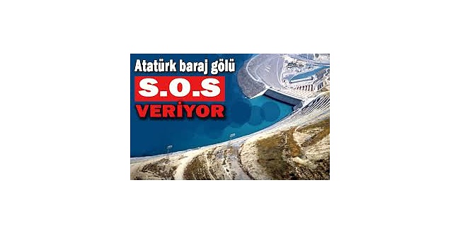 Kuraklık Atatürk Barajını da etkiledi