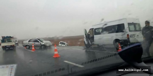 Urfa'da Yağmur Etkili olunca kaza kaçınılmaz oldu