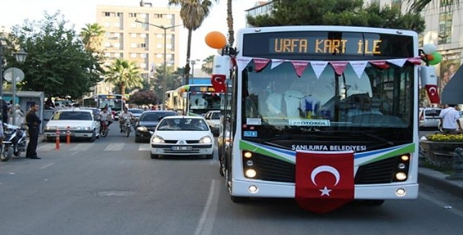 Şanlıurfa’da Erdoğan mitingi için ulaşım ücretsiz olacak