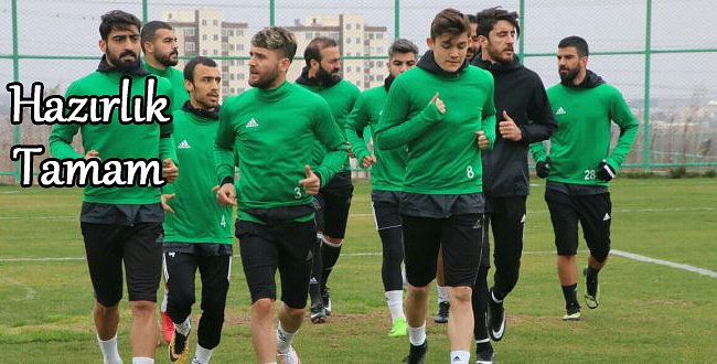 Şanlıurfaspor Konya Anadolu Selçukspor maçına hazır