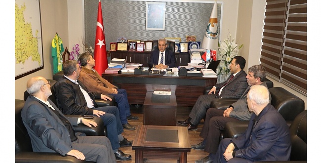 Şehit ailesinden Başkan Demirkol'a ziyaret