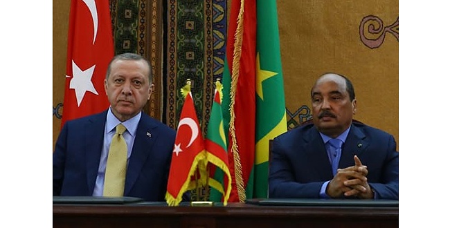Cumhurbaşkanı Erdoğan, Moritanya Cumhurbaşkanı Abdulaziz ile  görüştü