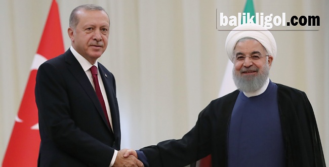 Erdoğan, İran Cumhurbaşkanı Ruhani ile görüştü