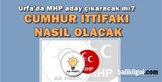 MHP AK Parti İttifakı Urfa'da nasıl olacak? MHP Aday Çıkaracak mı?