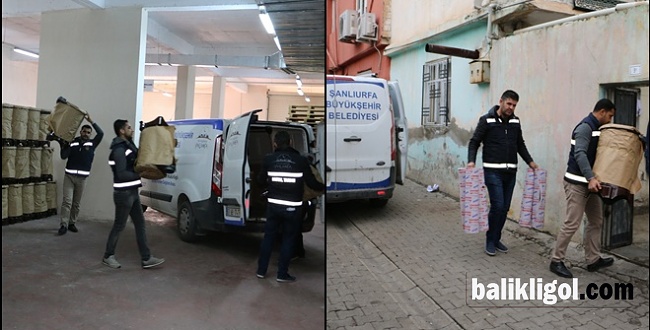 Şanlıurfa Büyükşehir Belediyesinden Dar Gelirlilere Soba Yardımı