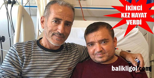 Ahmet Polat, oğluna ikinci kez hayat verdi