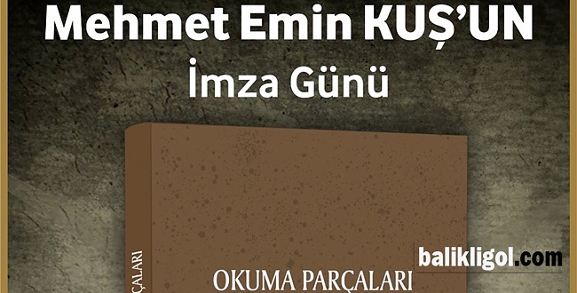Yazarımız Mehmet Emin Kuş'un Yeni Kitabı Çıktı
