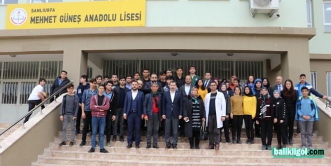 Başkan Baydilli Mehmet Güneş Anadolu Lisesi’ni ziyaret etti