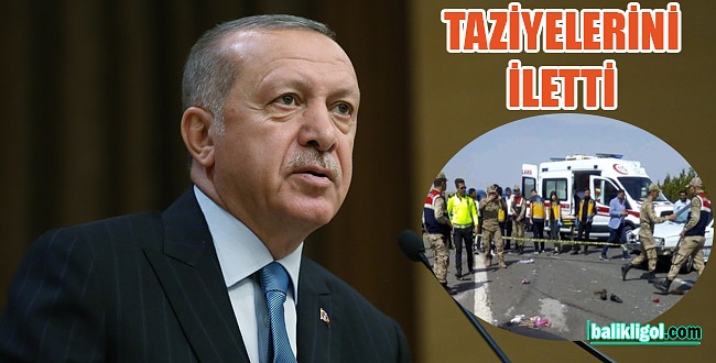 Başkan Erdoğan’dan Şanlıurfa’daki kazayla ilgili taziye mesajı