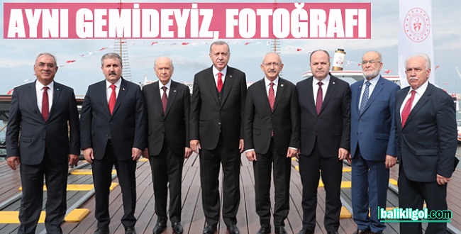 Liderlerden aynı gemideyiz fotoğrafı
