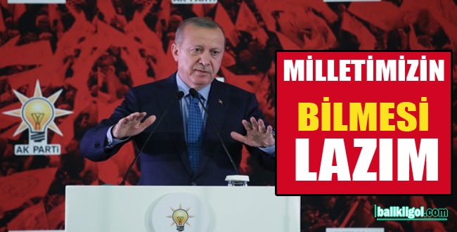 Erdoğan Açık Konuştu: hepsini açıklayacağız