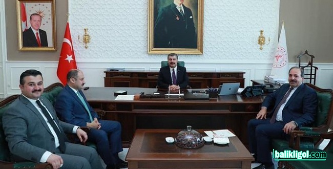 Şanlıurfa AK Parti İl başkanı ve vekiller, Sağlık Bakanı Koca’yla görüştü