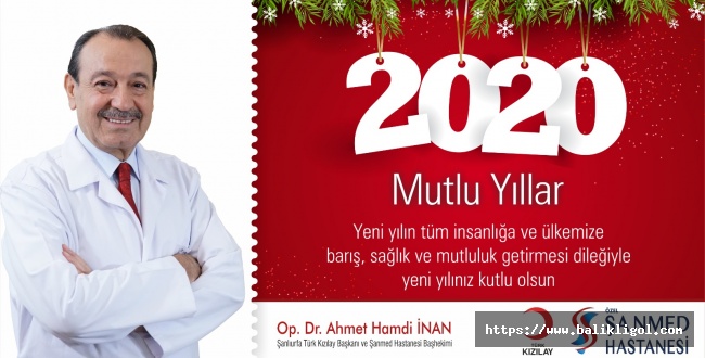 Kızılay Başkanı Ahmet İnan'dan Yeni Yıl Mesajı