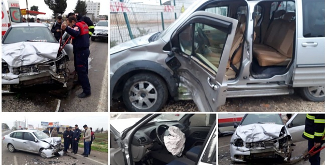 Suruç'ta trafik kazası: 1 yaralı