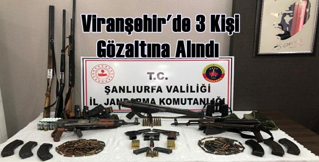 Bir Operasyon’da Viranşehr’de: 3 Kişi Gözaltına Alındı