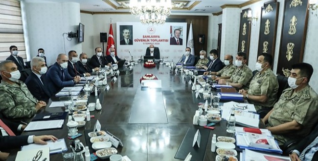 Süleyman Soylu Başkanlığında Urfa'da güvenlik toplantısı