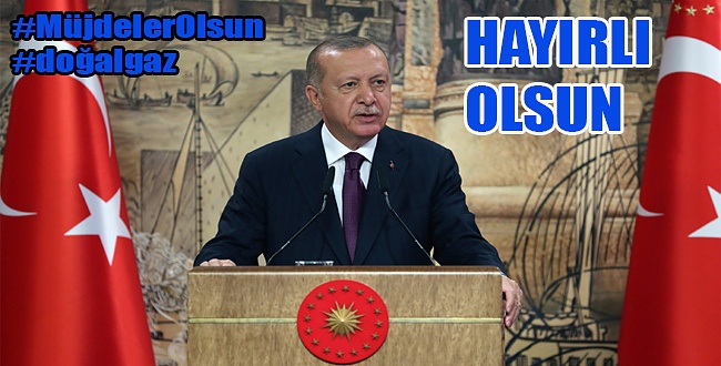 Erdoğan: Türkiye, tarihinin en büyük doğal gaz keşfini Karadeniz’de gerçekleştirdi