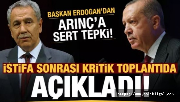Erdoğan Bülent Arınç'la Telefonla Konuşmuş, İlginç Diyalogu Erdoğan Paylaştı