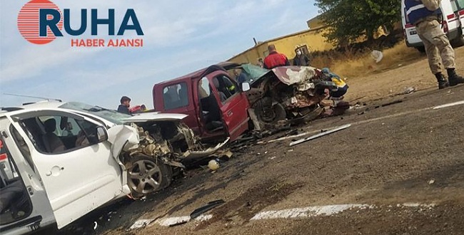 Siverek'te kafa kafaya trafik kazası: 10 yaralı