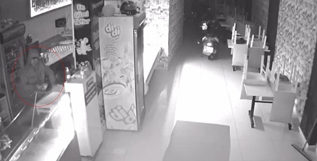 Bir gecede 6 iş yerini soyan hırsız güvenlik kamerasına yakalandı