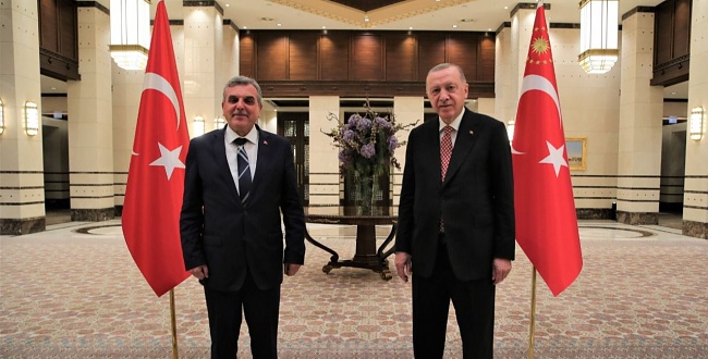 Başkan Beyazgül, Cumhurbaşkanı Erdoğan ile bir araya geldi