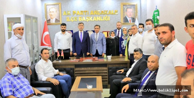 AK Parti İl Teşkilatından Akçakale İlçesine Ziyaret