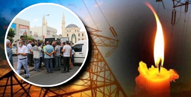 Urfa'da esnaf elektrik kesintilerinden dolayı yol kapattı