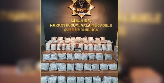 Şanlıurfa'da uyuşturucu operasyonu: 3 gözaltı