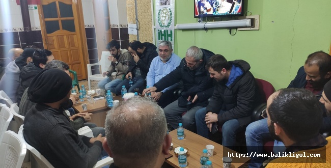 Suriyelilerden Şanlıurfa İHH’ya taziye ziyareti