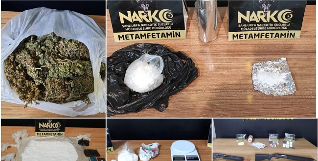 Şanlıurfa'da Uyuşturucu Satıcılarına Operasyon: 45 kişiye gözaltı