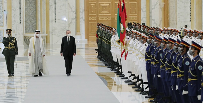Cumhurbaşkanı Erdoğan, Birleşik Arap Emirliklerini ziyaret etti