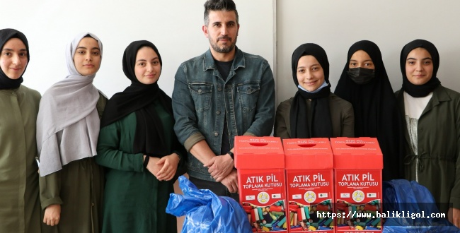 Urfa’da Okullarda Toplanan Atık Piller Geri Dönüşüme Kazandırıyorlar
