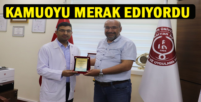 Prof. Dr.  Muhammet  Emin Güldür Harran Üniversitesi Hastanesinden Neden Ayrıldığını Açıkladı