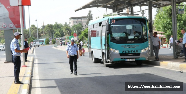 Urfa’da Zabıta Otobüslerde Klima Denetimi Yaptı