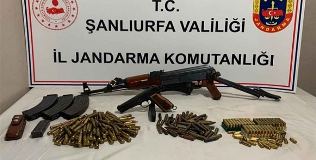 Şanlıurfa'da silah ve mühimmat ele geçirildi: 3 kişi gözaltına alındı