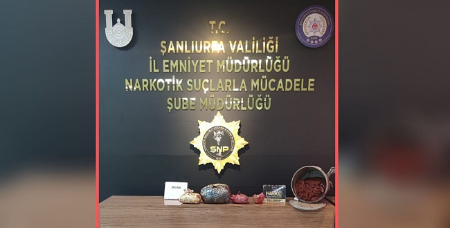 Şanlıurfa'da uyuşturucu operasyonu: 2 gözaltı